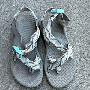 Chaco Gray Sport Sandals with Adjustable Straps size 6